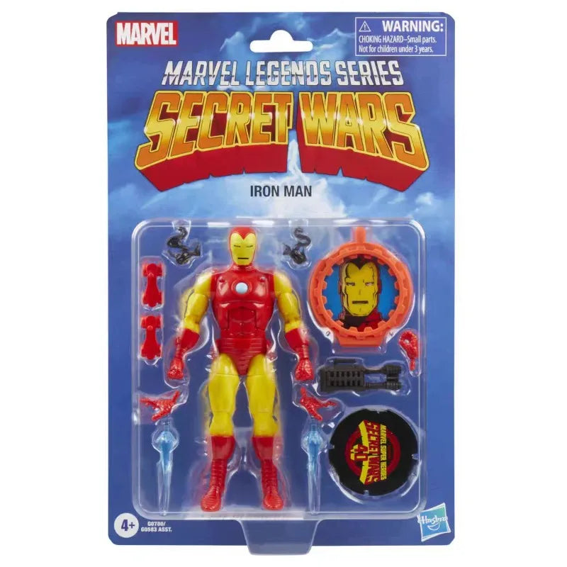 Original Hasbro Marvel Legends Series Secret Wars Iron Man Anime Figure Toy Model Collection