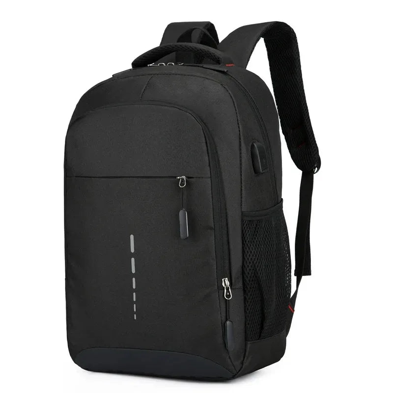 Ultra Lightweight Men' Waterproof Backpack USB Charging Travel Laptop Phone Bag