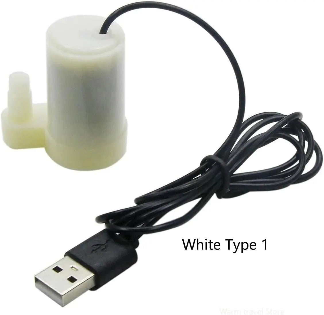 1/2pc DC 3-5V USB Micro Submersible Mini Low Noise Brushless Water Pump for Aquariums Fish Tank Pond Fountain Hydroponics Garden