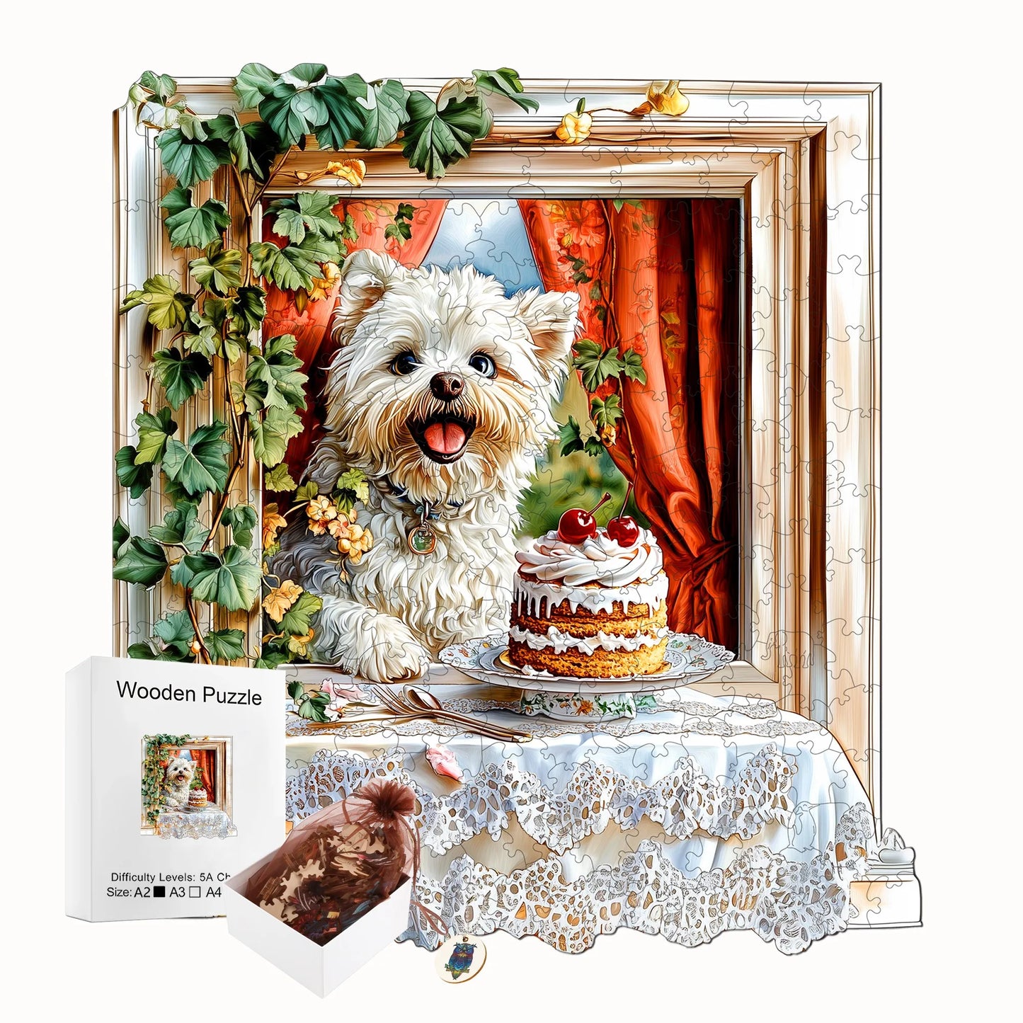 Fantasy Style Wooden Jigsaw Puzzle Wood Home Decor Painting Christmas and Halloween Gift Toy For Teen And Kid