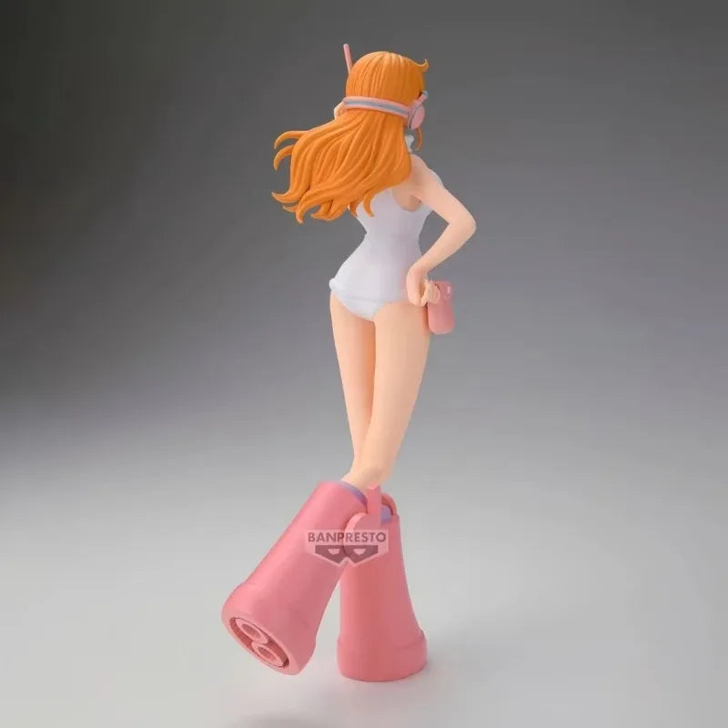 【IN STOCK】Original Banpresto Glitter & Glamours One Piece Nami Egghead Style SSG 25cm Action Figure Collectible Model Toy Gift