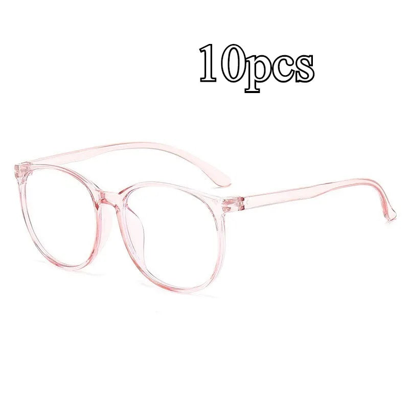 Anti-blue Light Optical Glasses Unisex Myopia Glasses Retro Ultra-light Large Square Frame