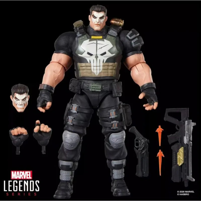 【Pre Sale】Original Hasbro Marvel Legends Series THE PUNISHER Anime Figure Toys Model Ornaments