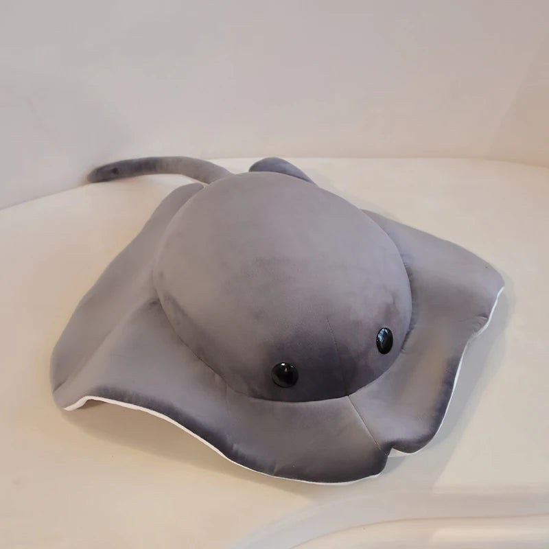 1pc 52/62cm Cartoon Ray Devil Fish Plush Toys Simulation Ocean Series Fish Plush Pillow Stuffed Soft Creative Home Decor Gift