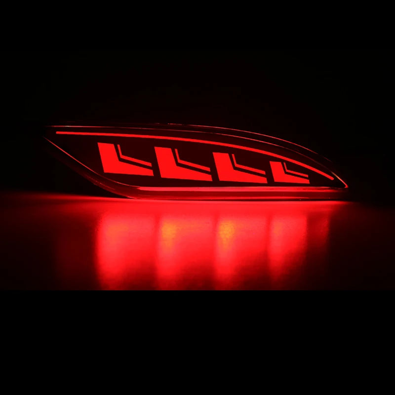 For Chevrolet Malibu XL 2016 2017 2018 LED Rear Bumper Reflector Lights Warning Brake Dynamic Turn Signal Car Accessories 12V