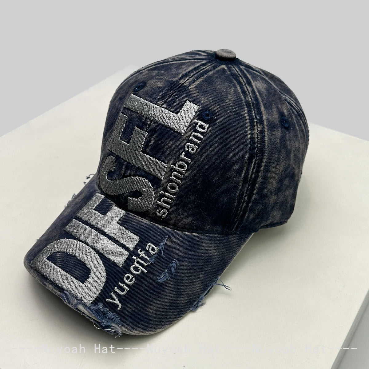 New Men Women Bandhnu Embroidered DIFSFL Letters Baseball Hats Sunshade Personal Versatile Peaked Caps Broken Style Fashion ins
