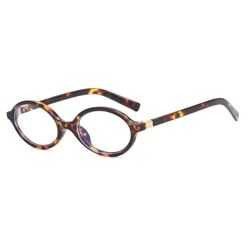 Oval Small Frame Woman Sunglasses Women Retro Female Glasses Anti-blue Light Eyeglasses Trend Ladies Glasses men