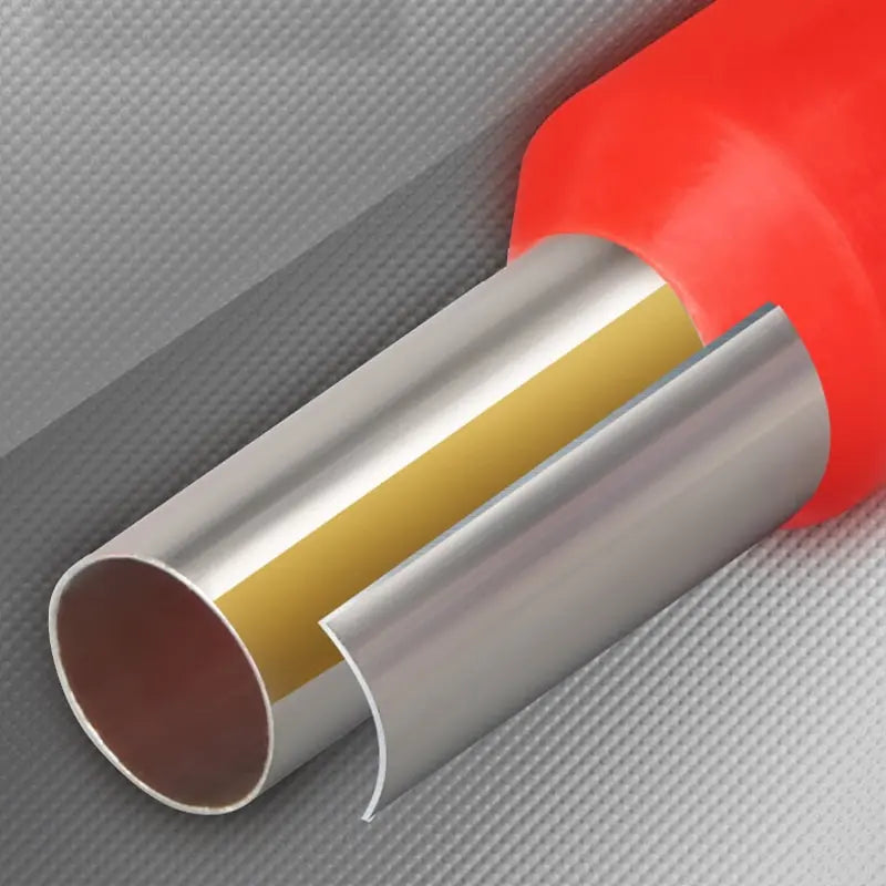 400 Pcs Durable Wire Connect Insulated Connector Crimp Terminator Cold Pressed Insulated Termina E0508 7508 1008 1510 2512 4012