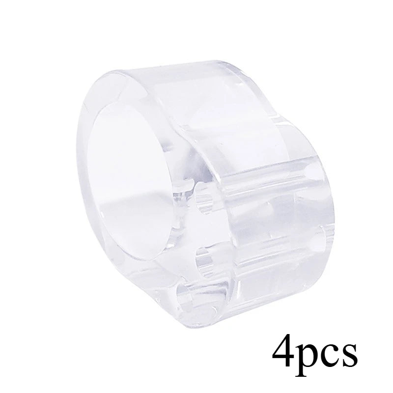 2/4pcs Transparent Door Handle Anti-collision Pads, Anti-collision Ring Window Door Handle, Anti-collision Wall Protection Cover