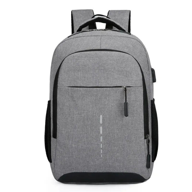 Ultra Lightweight Men' Waterproof Backpack USB Charging Travel Laptop Phone Bag
