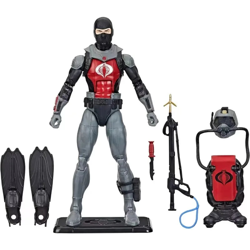 Original Hasbro G.I. Joe GI Joe Classfied Series Retro Cardback Cobra Eel Cobra Enemy Action Figure Collection Toys Model