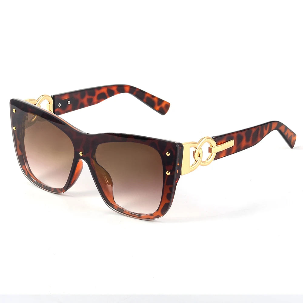 CRIXALIS Luxury Brand Sunglasses Women Rimless Cat Eye Fashion Gradient Shades