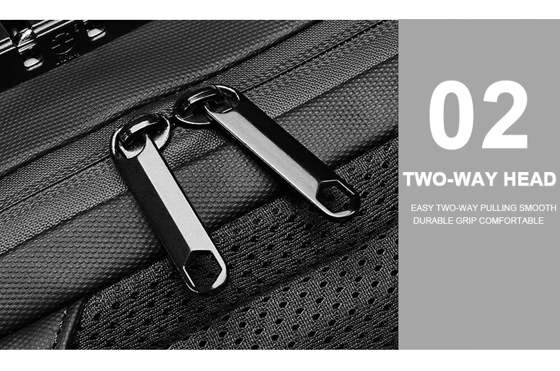 SWISS Travel Business Backpack Expandabl USB Laptop Waterproof Password Lock Bag