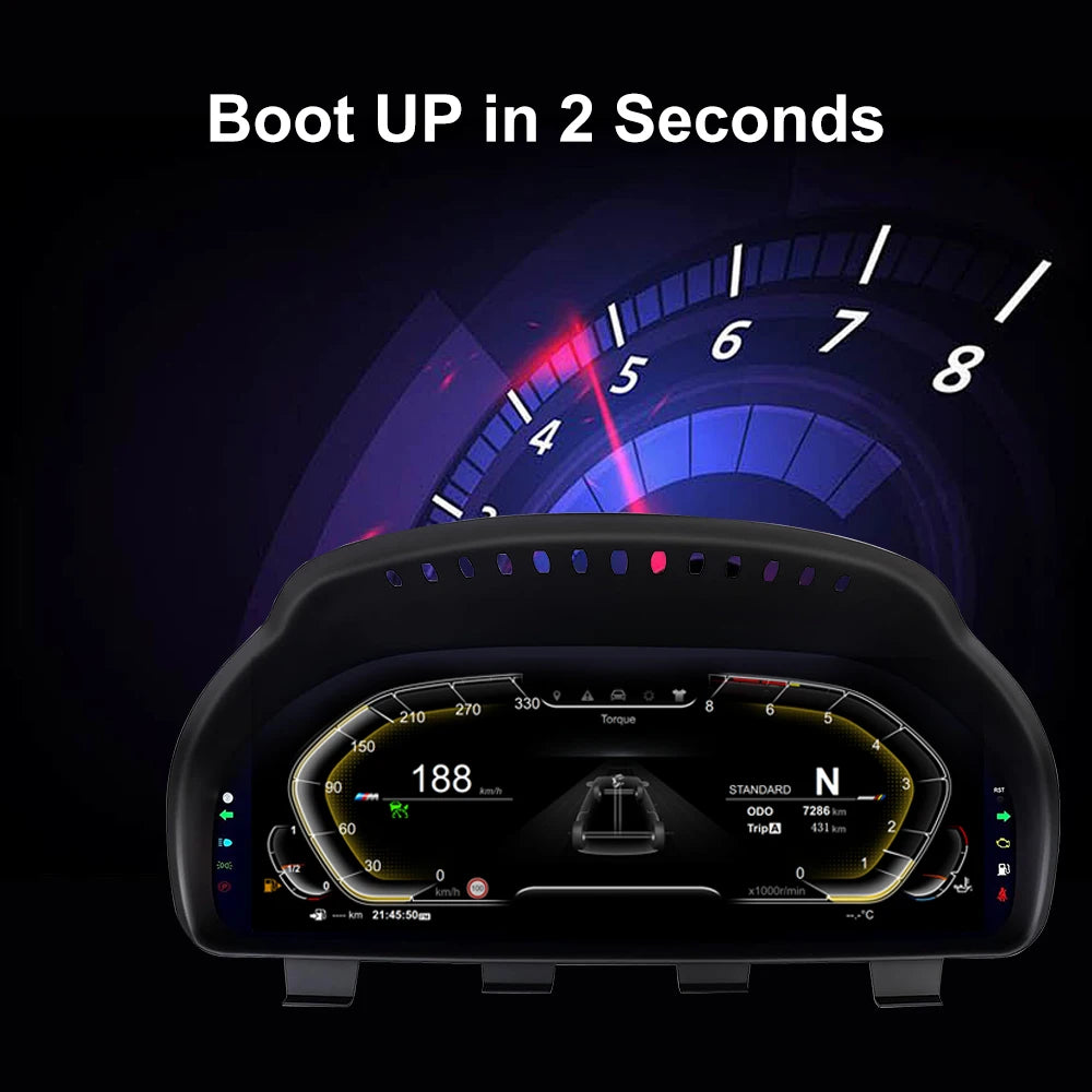 Cluster Digital Dashboard For BMW 5/6/7 Series X3/X4/X5/X6 F01 F07 F10 F15 F16 F18 F25 F26 Speedometer Dashboard