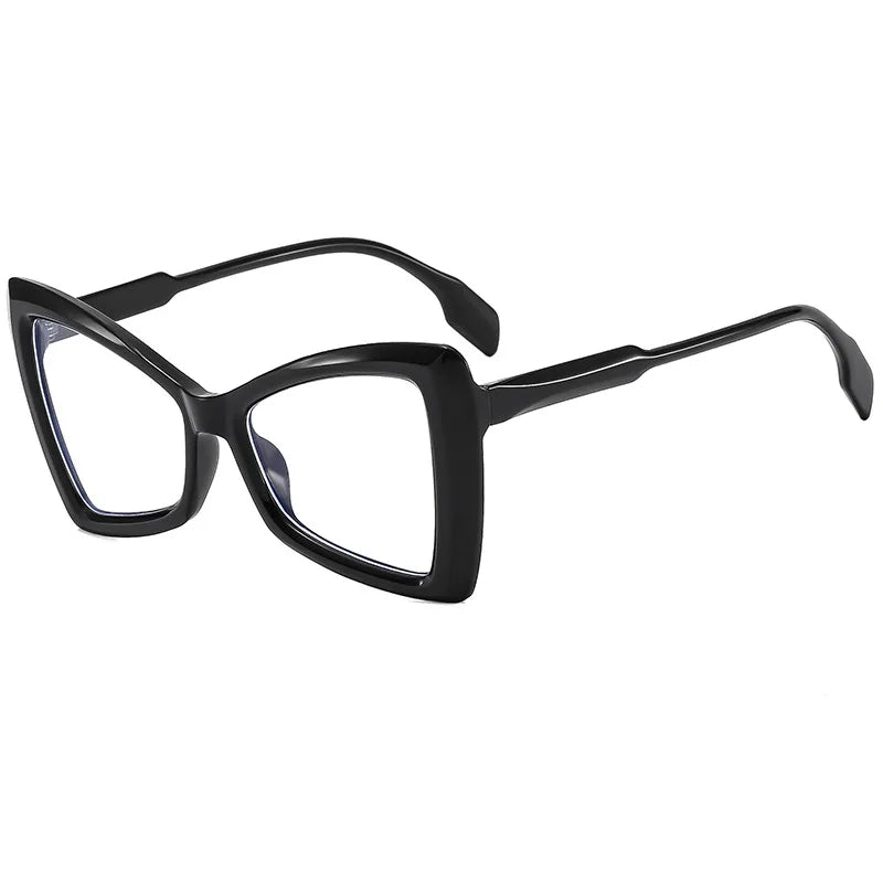 JNPCXI Cat Eye Fashion Trend Retro Butterfly PC Frame Colorful Optical Eyewear Blue Light Blocking Glasses for Reading Eyewear