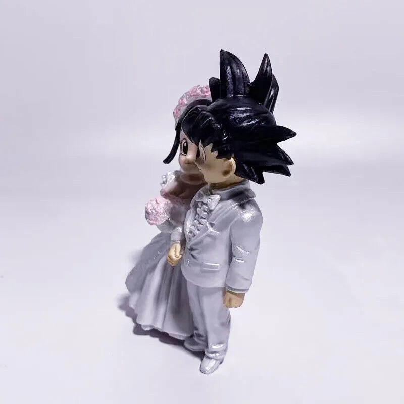 4-inch Dragon Ball Anime Wedding of Goku and Chichi Action Figure Marriage Scene