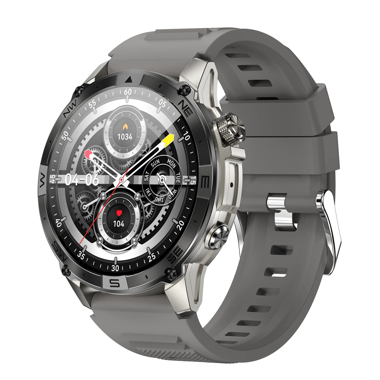 NORTH EDGE GPS Smartwatch 1.43'' AMOLED Men’s Watch Bluetooth Call Compass IP68