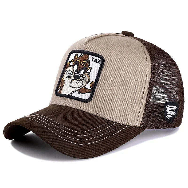 High Quality Brand Anime Cartoon Snapback Cotton Baseball Cap Men Dad Mesh Hats
