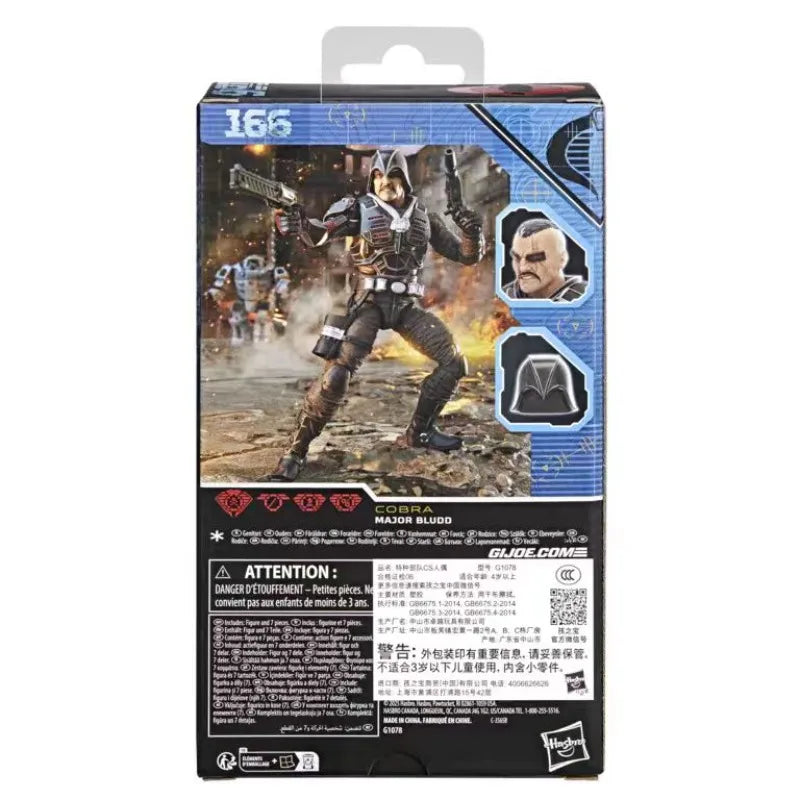 Original Hasbro G.I. Joe Classified Series 166 Major Bludd Anime Figures Collection Toys Models