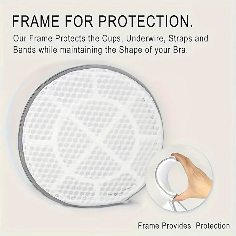 2pcs Shoes Mesh Laundry Bag Machine Wash Clothes Shoes Protective Bag, for University Dormitory Durable Washing Bags