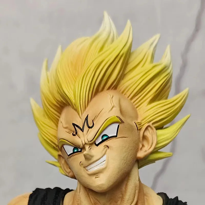 Anime Dragon Ball Z Majin Vegeta Figure replace head 33cm Pvc Action Figures Vegeta figurine Gk Statue Collection Model Toys