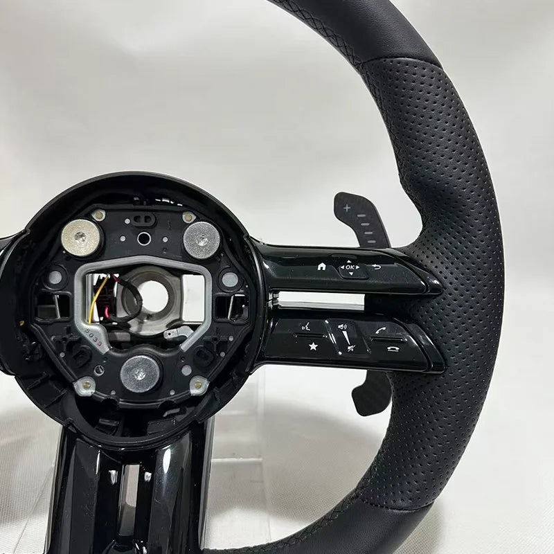 Aluminum Alloy LED Magnetic Carbon Fiber Paddle Shifters For Mercedes-Benz A45S 2023