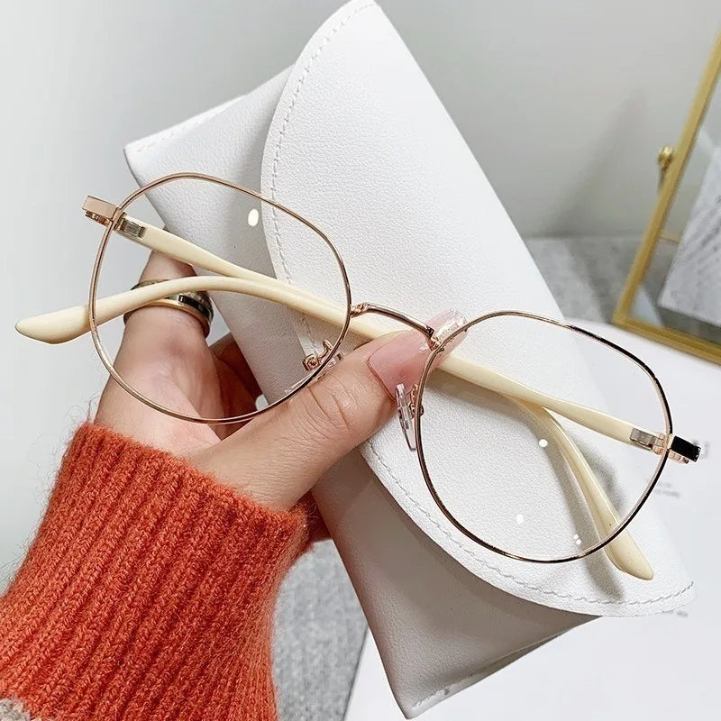 Fashion Reading Glasses for Women Men's Anti Blue Light Presbyopic Glasses With Grade +100 to +400