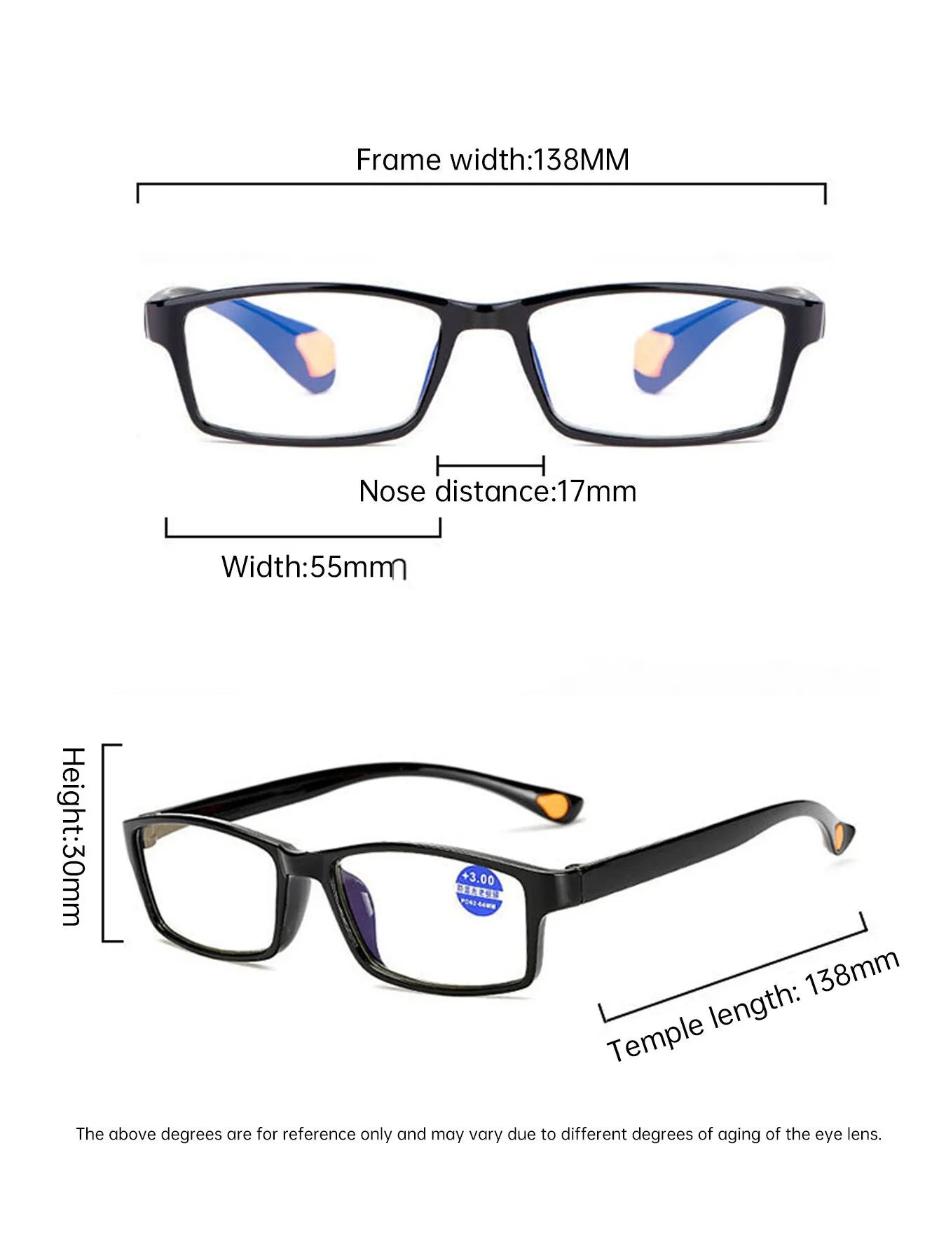 10 PCS Reading Glasses Ultralight Anti Blue-Ray Light Presbyopic Glasses Hyperopia Eyewear Readers +1.0 1.5 2.0 2.5 3.5 4.0
