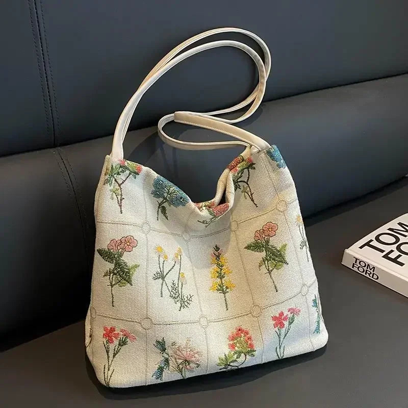 New Chinese Style Retro Bag 2026 New Models Silk Jacquard Fashionable Minimalist Bag Single Shoulder Diagonal Cross Women's Bag
