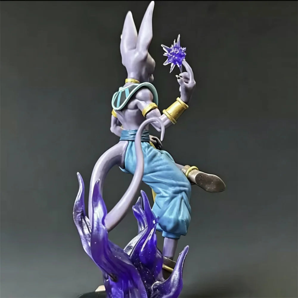 Anime Dragon Ball Z Beerus Figure 20cm/7.87in Super God Of Destruction Beerus Action Figures Collection Mode Toys Gifts