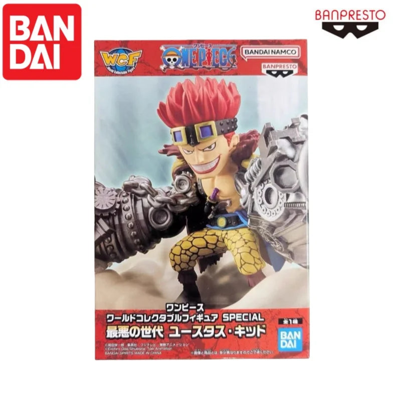 Special OfferIn Stock 100% Original Bandai Banpresto Wcf One Piece Eustass Kid Trafalgar D. Water Law Action Figure Anime Mol Co