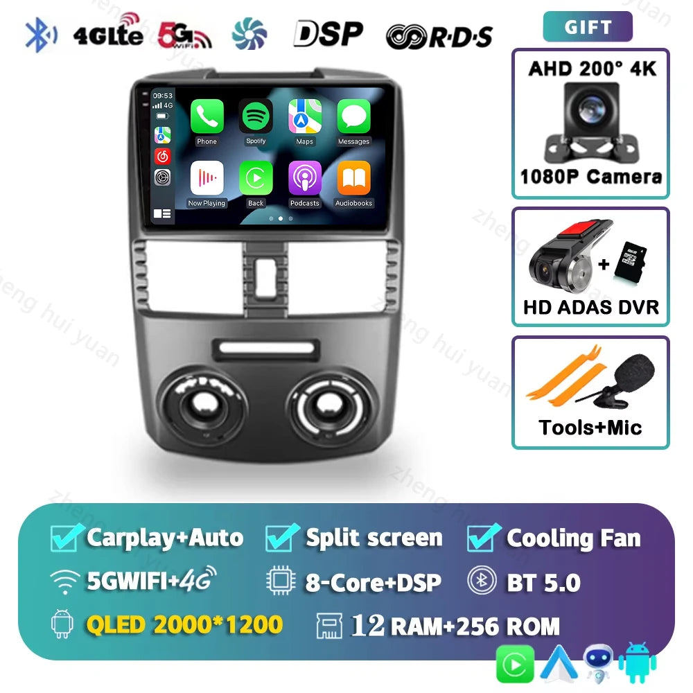 Android 15 For Toyota Rush J200 1 2006 - 2018 2K QLED Android Car Radio Multimedia Video Player GPS stereo CarPlay Head Unit 4G
