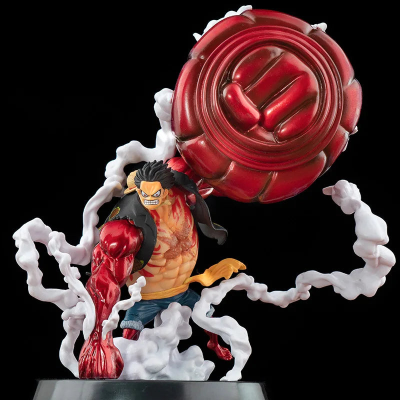 22cm One Piece Fourth Gear Luffy Big Saru King Gun Big Fist Luffy Action Figure