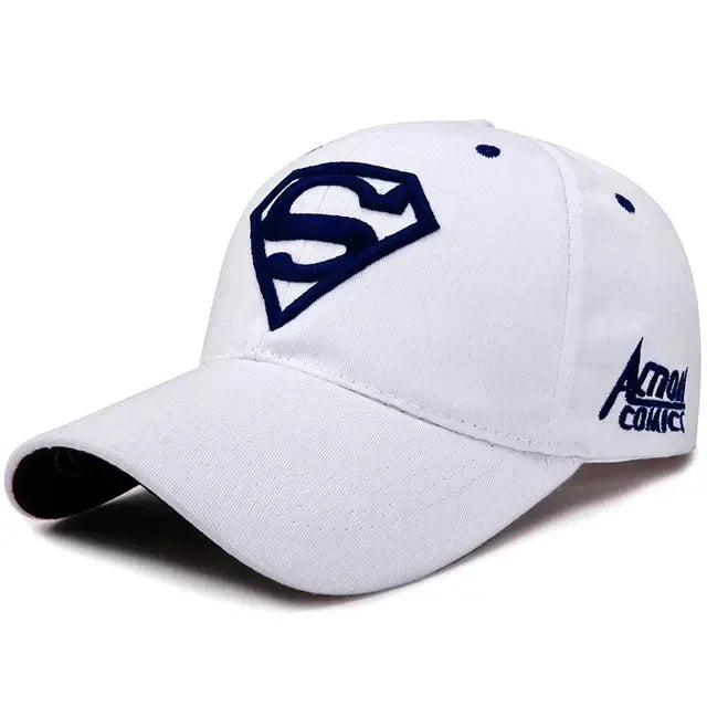 Street Superhero Embroidery Cap Cosplay Costume Adjustable Sun Hat Accessories