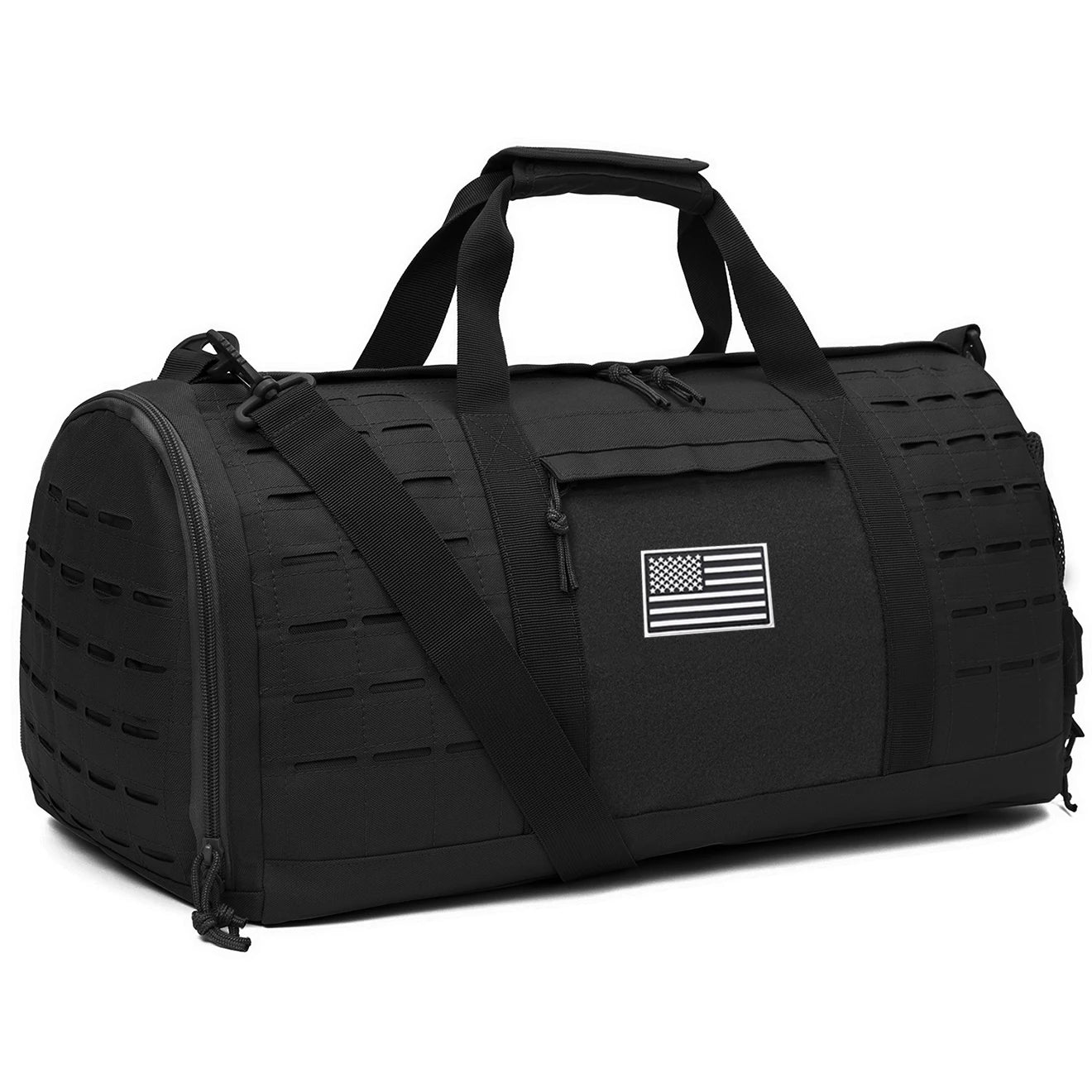 40L Sport Gym Bag Tactical Travel Duffle Bag, Men Fitness Training Shoes Bags