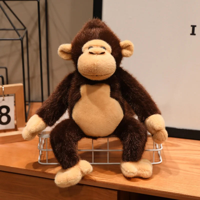 kawaii Monkey Plush Soft Comfort stuffed Dolls Decor Pillow Cartoon Animals golden monkey kids Birthday Christmas Gifts