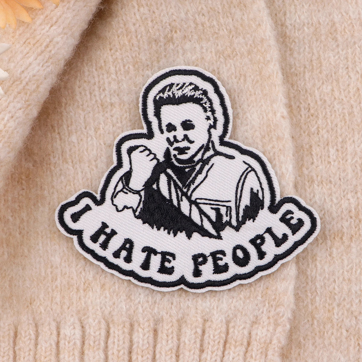 Halloween Embroidery Patch Horror Movie Iron On Patches For Clothing Thermoadhesive Patches On Clothes DIY Sew Badges