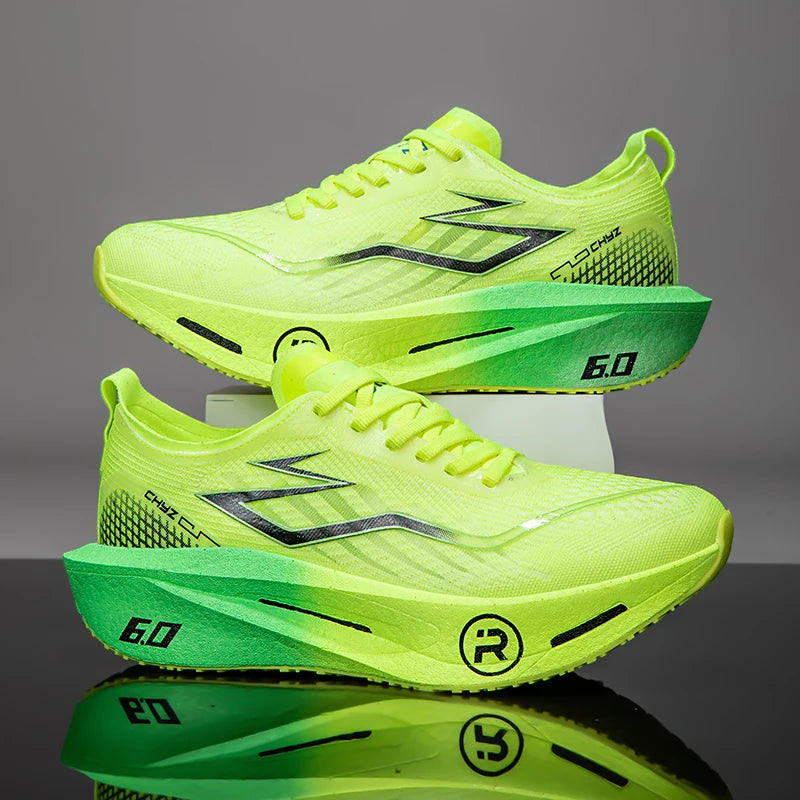 Sports Running Shoes Marathon Men Carbon Board Breathable Lightweight Women Comfortable Athletic Casual Sneakers Outdoor New