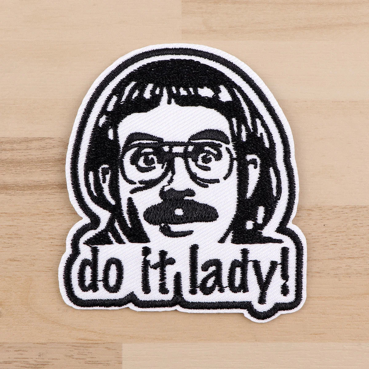 do it lady Iron On Patch Clothes Patch For Clothing Funny Embroidered Patch Garment Apparel Accessories Sewing Stickers