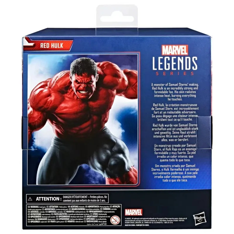 Original Hasbro Marvel Legends Series Captain America Brave New World Red Hulk Action Figures Toys Models Collection