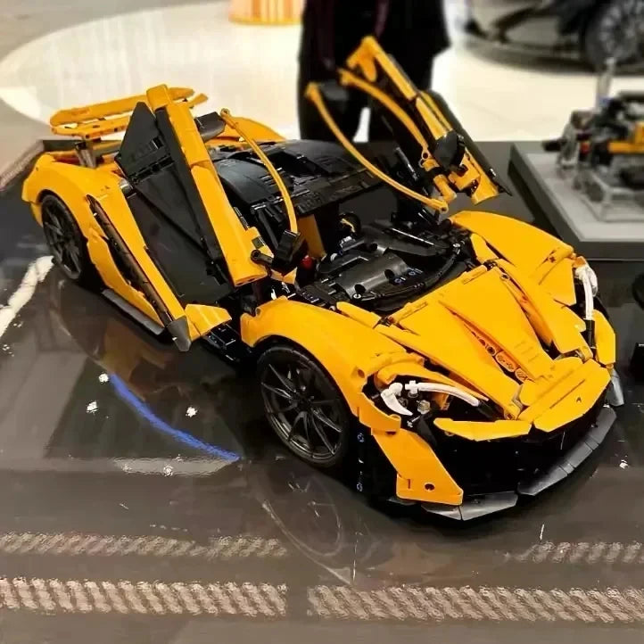 Technology P1 Supercar Building Block bricks, Adult Mechanical Engineering Toys