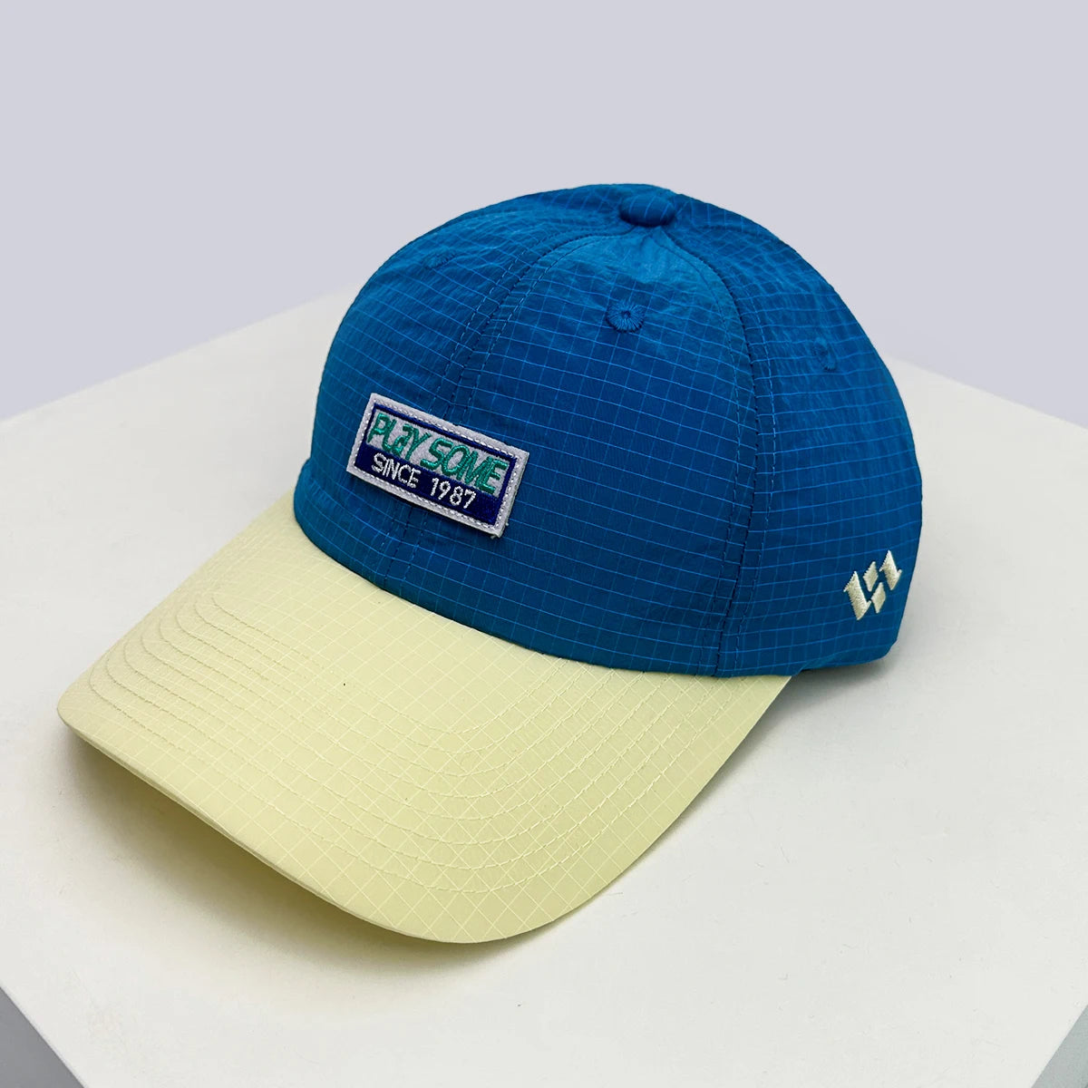 New Unisex Street Patch Letter Quick Drying Baseball Hats Sunshade Color Block Breathable Peaked Caps Versatile Fashion Outdoor