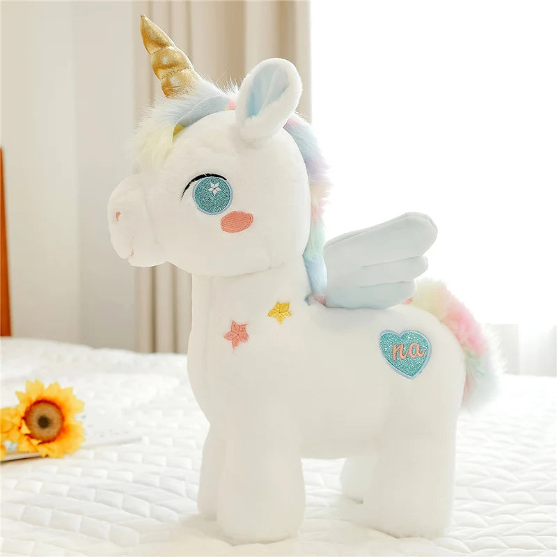 25CM Fantasy Doll Cute Plush Toy Random Color Pillow Angel Unicorn Pegasus stuffed toy doll children Christmas gift