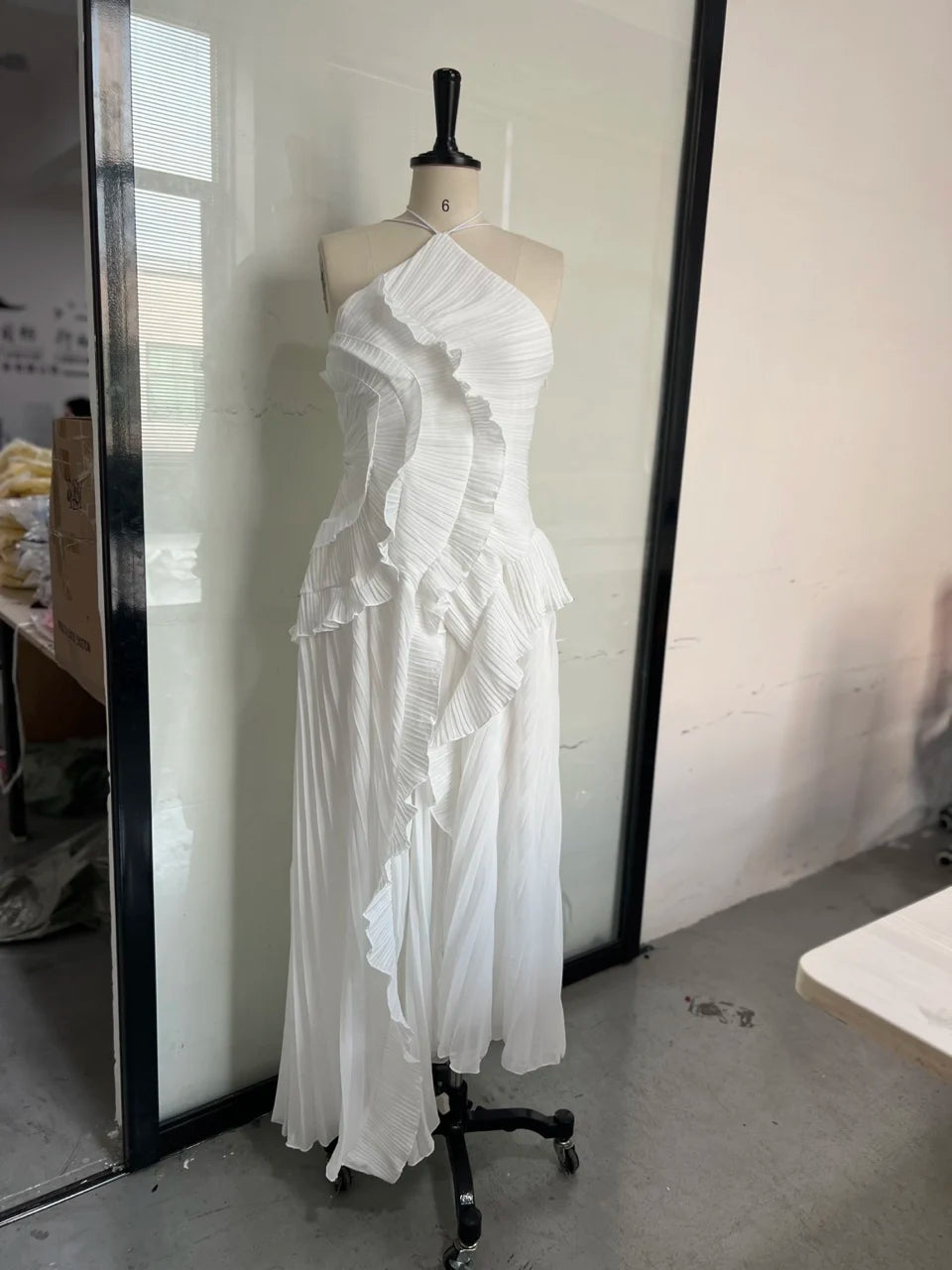 Classy Slit Evening Dresses Women with Folds, Line Homecoming Party Prom Dresses