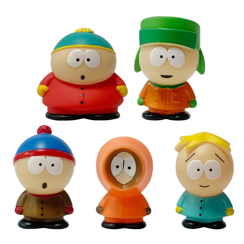 5Pcs/Set South Park Anime Figure The Stick of Truth Kenny McCormick Stan Marsh