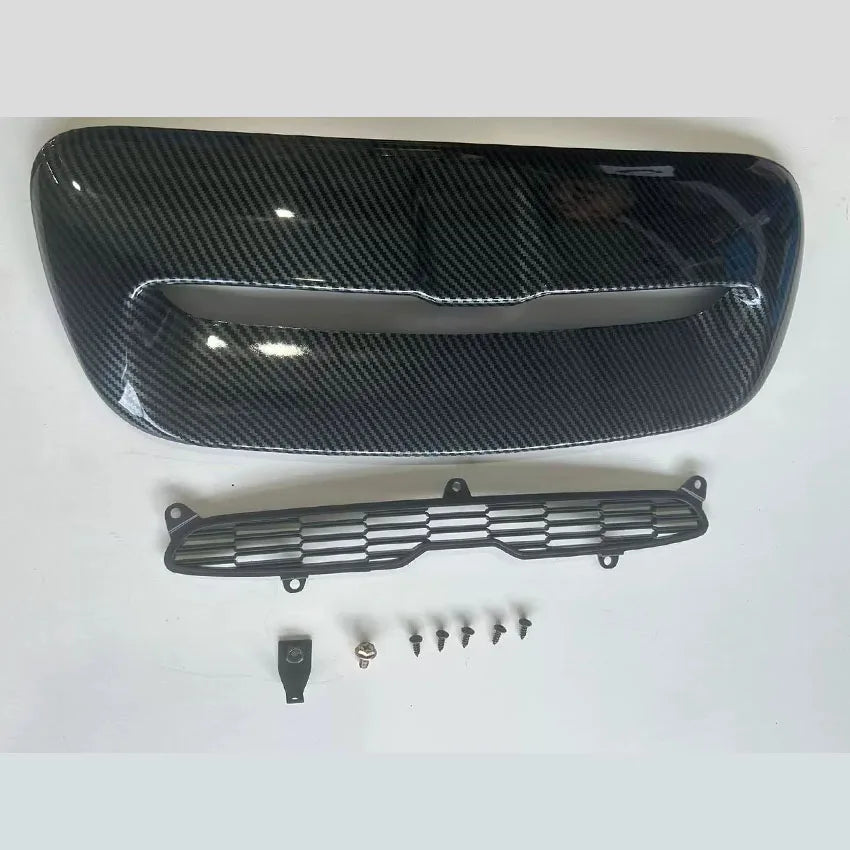 For BMW Mini Cooper R55 R56 R57 R58 2007 2008 2009 2010 2011 2012 2013 Car Front Air Hood Bonnet Scoop Vent Trim Gloss Black