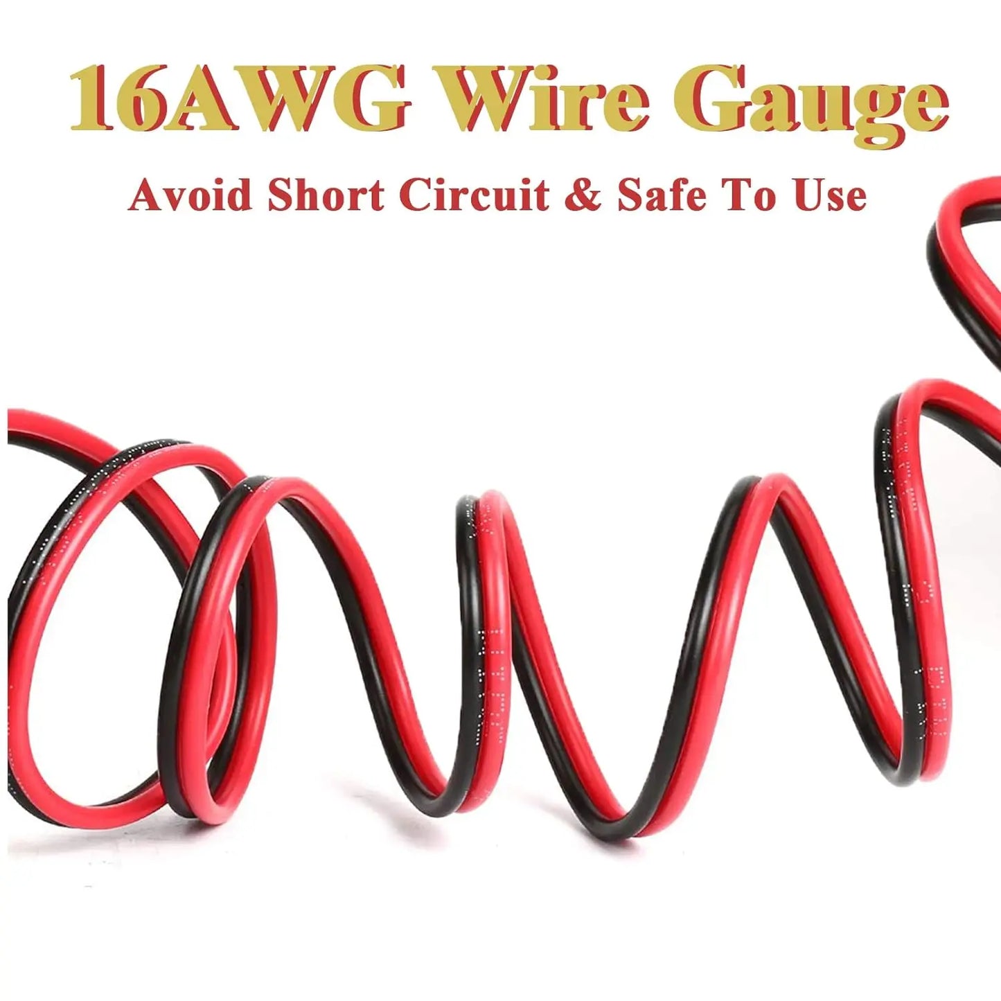 5sets 2Pin Way 16 AWG Waterproof Electrical Connectors, Male and Female Way 16 AWG Wire Harness Plug Socket Kit for Car Boat