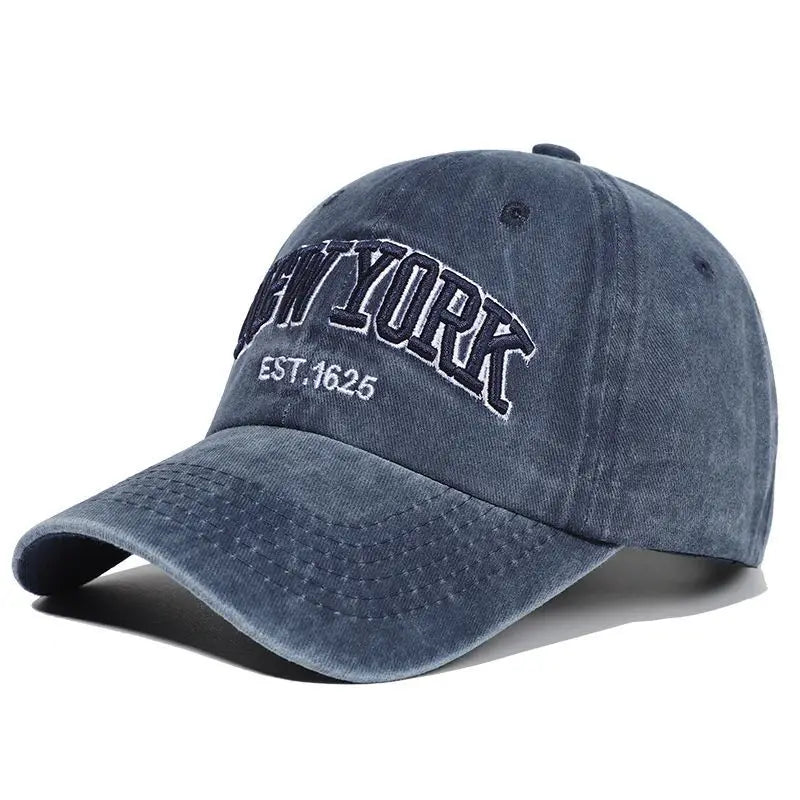 NEW YORK Embroidery Baseball Caps, Outdoor Casual Sun Hats ,Sports Washed Hats