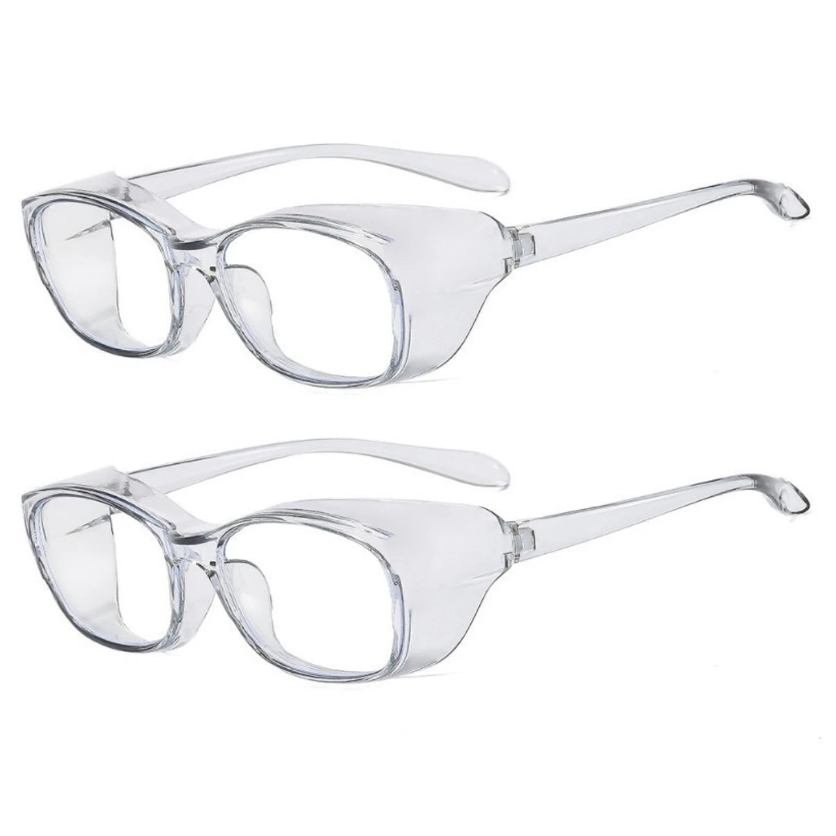 2Pcs Safety Glasses Anti-fog Safety Glasses Blue Light Blocking Glasses Anti Pollen Goggles