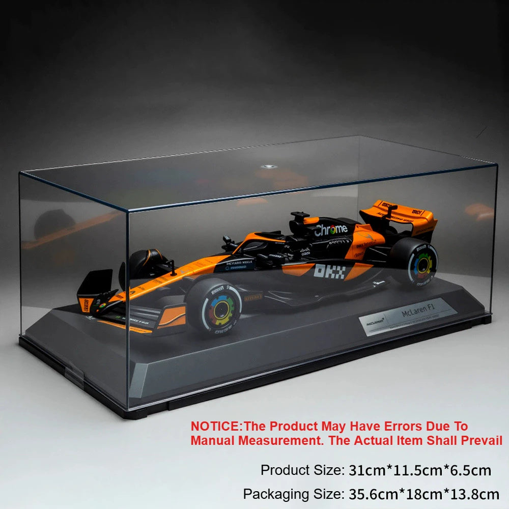 1:18 F1 Racing Car Diecast Alloy Model Toys Car Rubber Tire Front Wheel Steering Miniature Sports Car Boyfriend's Christmas Gift